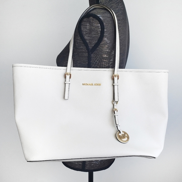 Michael Kors Handbags - MICHAEL KORS - Jet Set Travel Tote - Vanilla